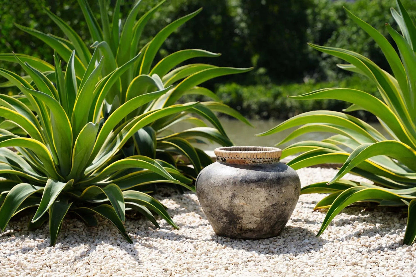 Madrid Vase - antique grey - M