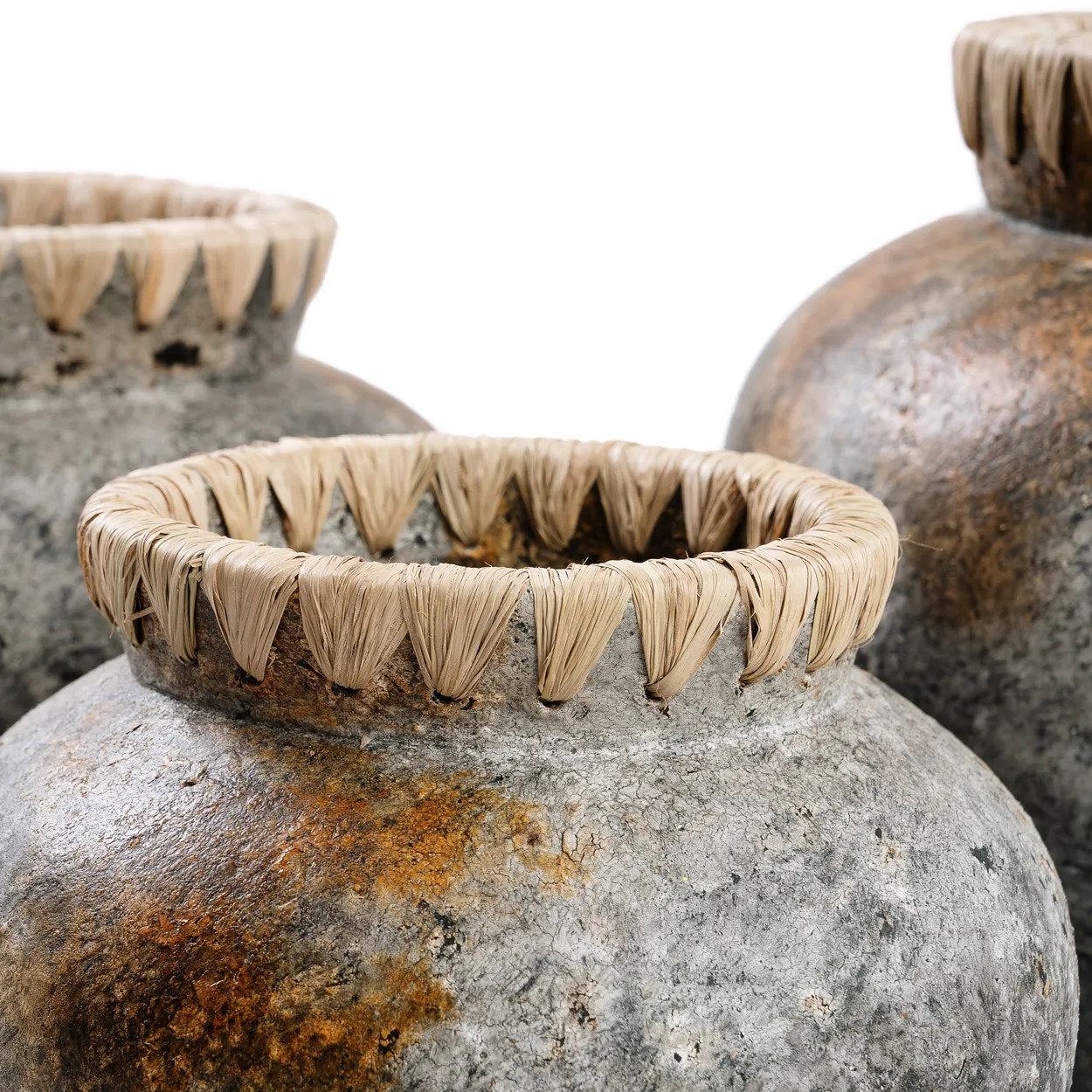 Madrid Vase - antique grey - M