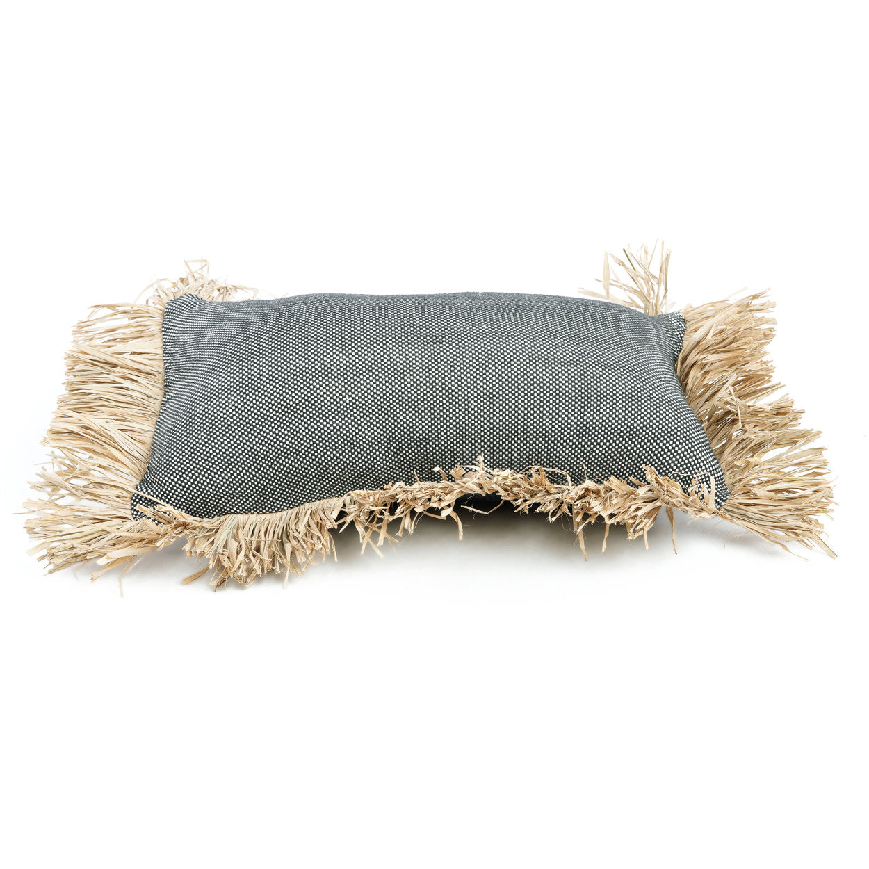 Cotton Bonita Pillowcase - Natural Black - 30x50cm