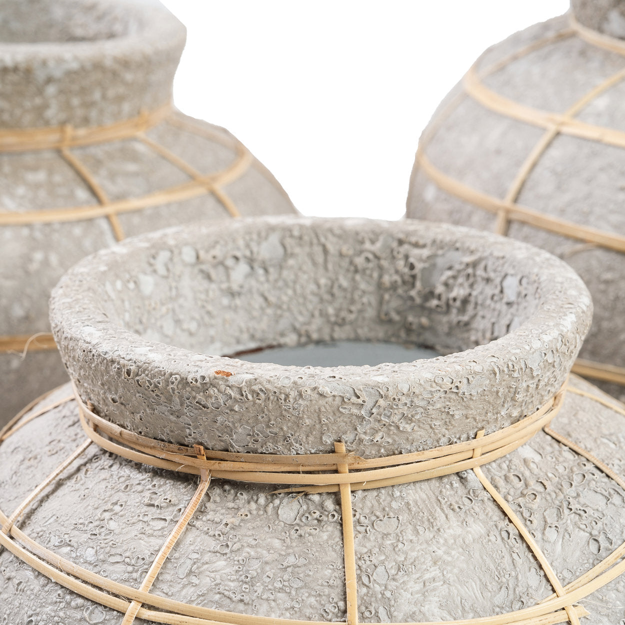 Stomach vase - Concrete Natural - L