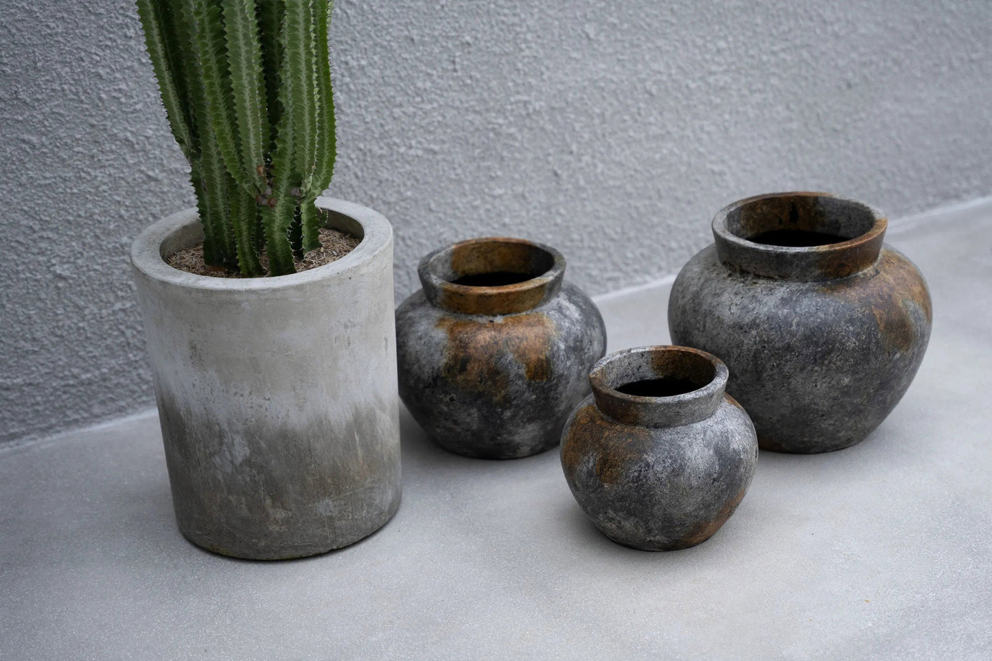 Funky Vase - Antique Grey - S