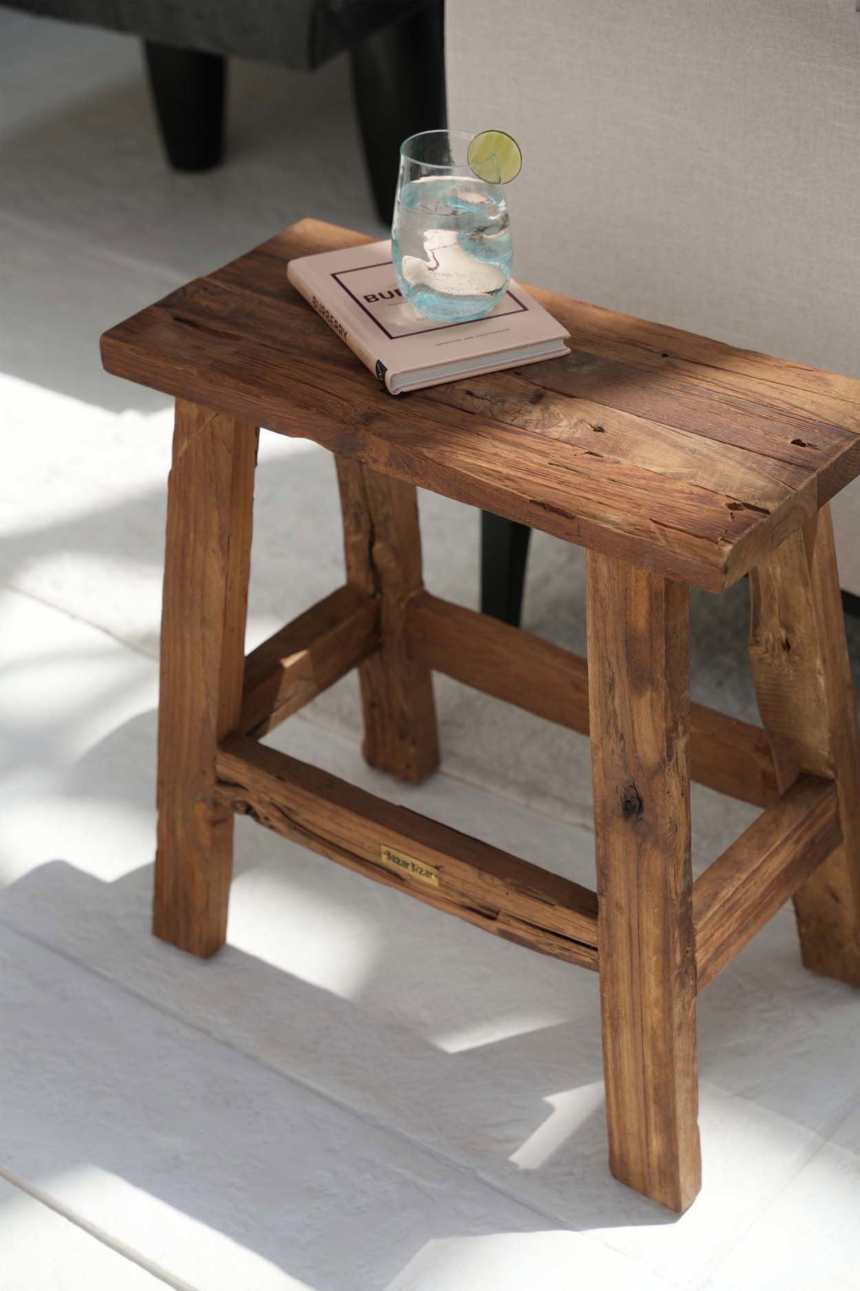 Fab Rustic Stool - Natural