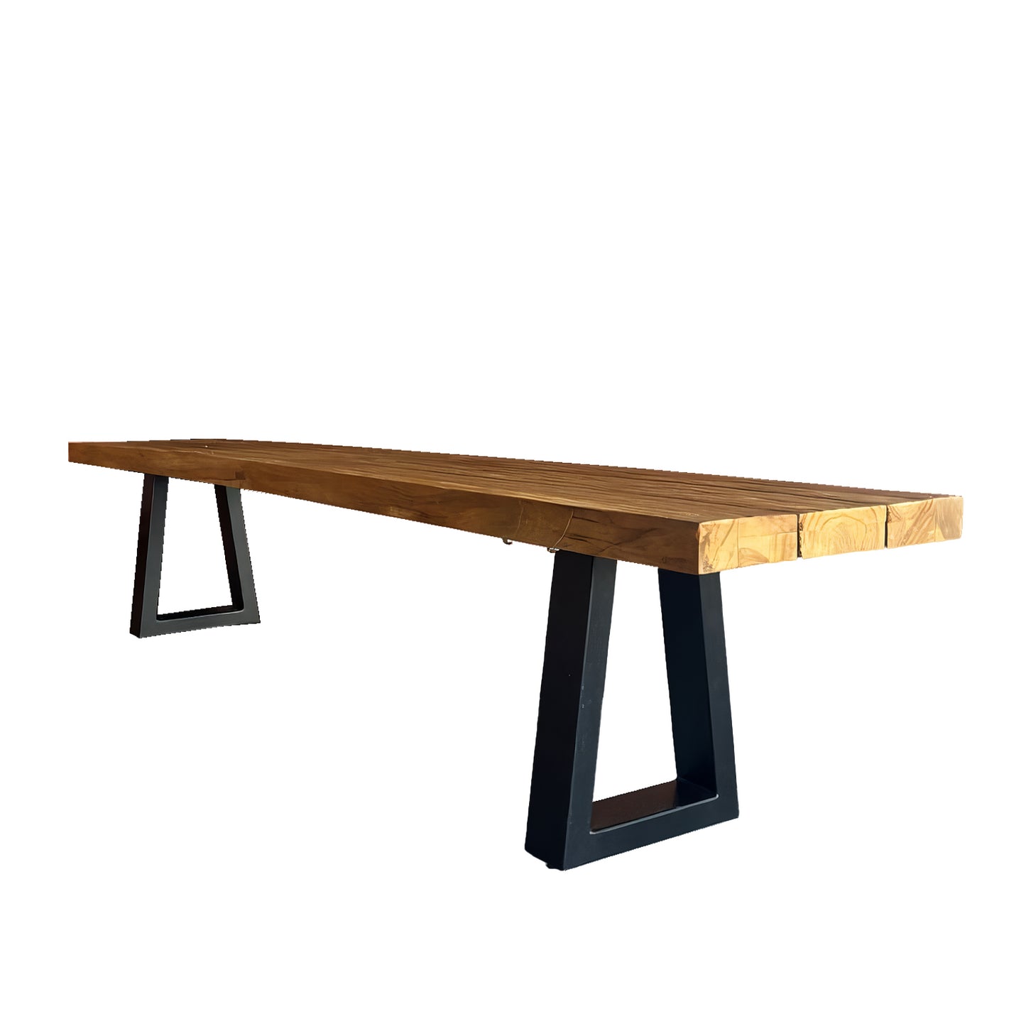 Bank med Jernben - Naturlig - 280cm - Nordic Unique