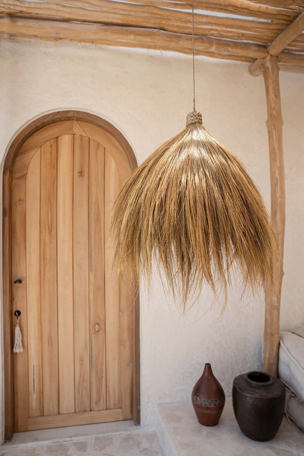 Rayung Cabin Lamp Pendant - Natural - L