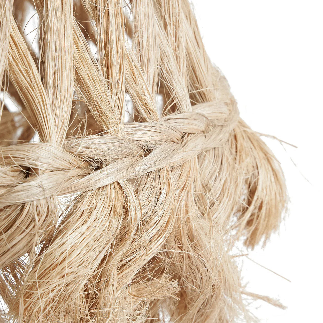 Abaca Jelly Fish Lampe Vedhæng - Naturlig - L