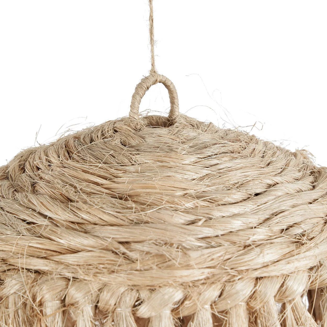 Abaca Jelly Fish Lampe Vedhæng - Naturlig - L