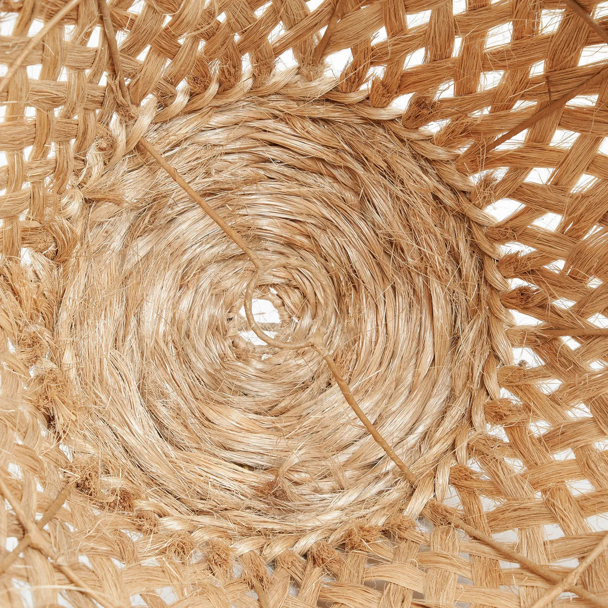 Abaca Jelly Fish Lampe Vedhæng - Naturlig - L