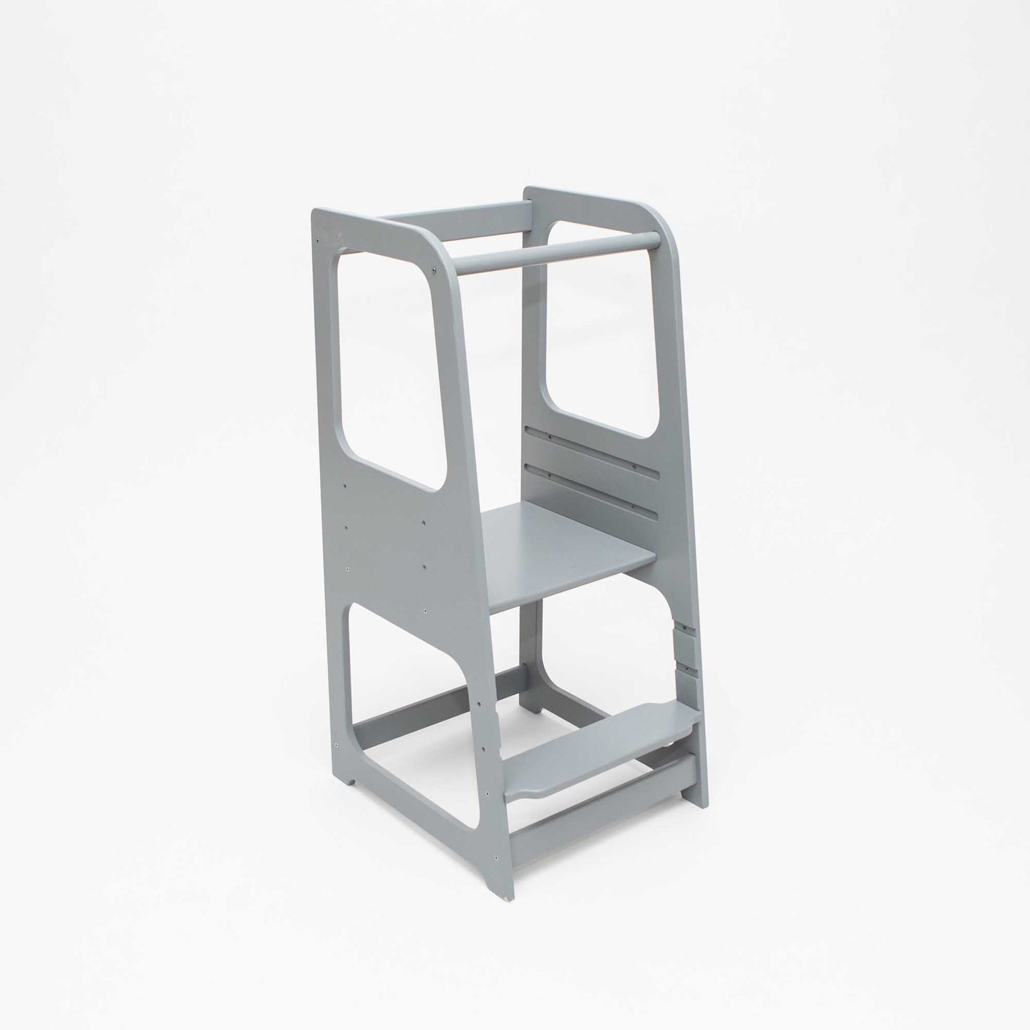 Køkkentårn til Børn – 3 Højdeindstillinger – Grå - Nordic Unique