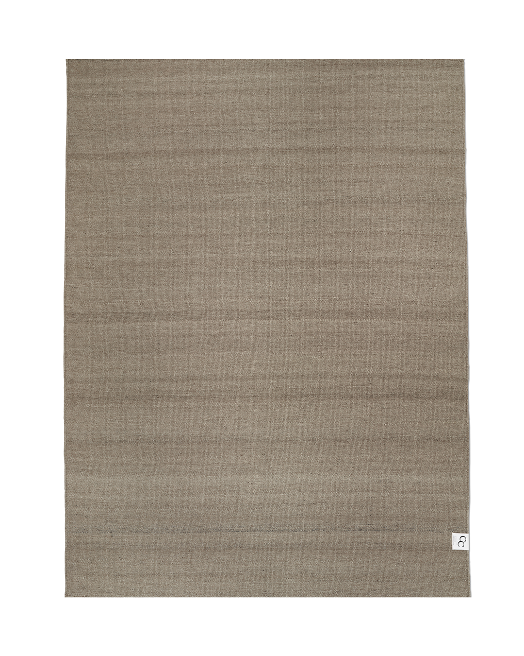 Ensfarvet Tæppe 200x300cm - Naturlig Beige