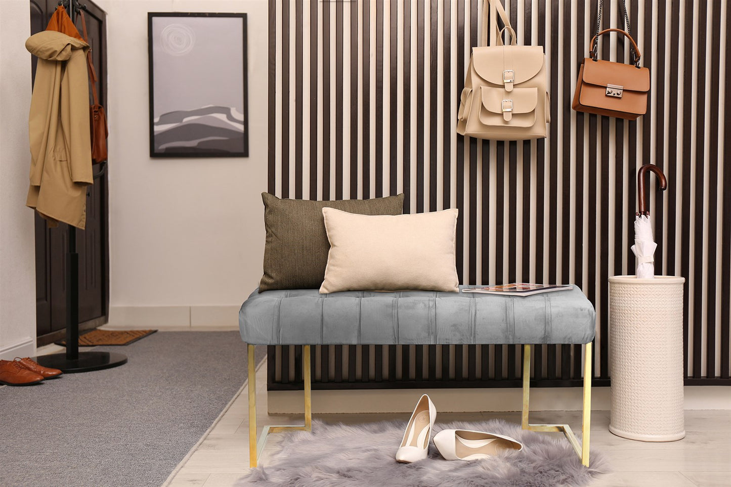 Bænk Rarity 200 – Grå - Nordic Unique