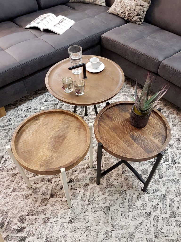 Sidebord/sofabord Ø46xH45cm - Nordic Unique