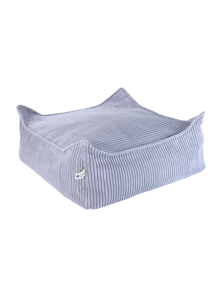 Blåbær Blå Firkantet Ottoman - Nordic Unique