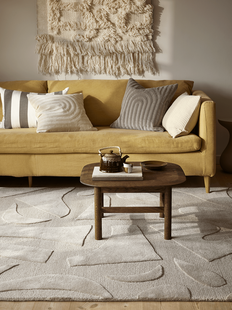 Levende Tæppe 170x230cm - Beige