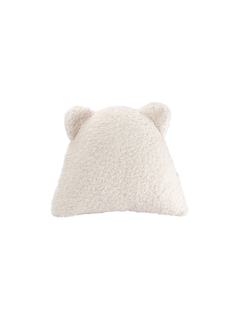 Fløde Hvid Bjørnepude - Nordic Unique