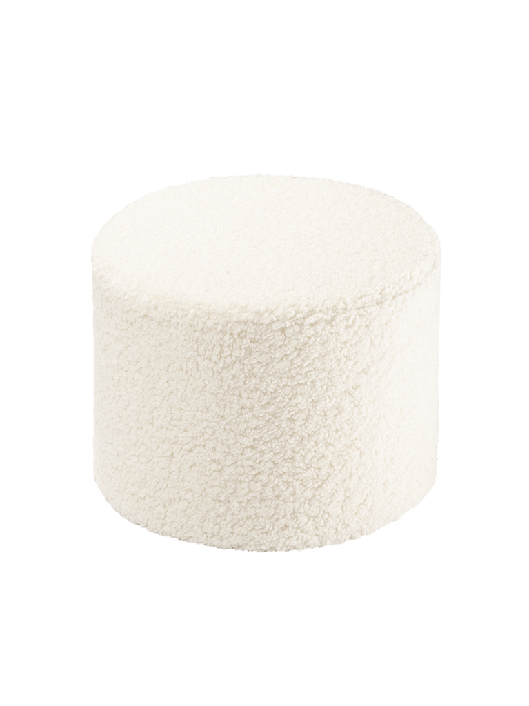 Flødehvid puf - Nordic Unique