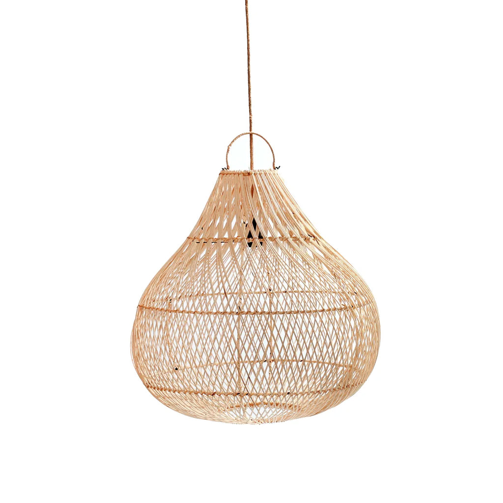 Flaskehals Lampe Vedhæng - Naturlig - M