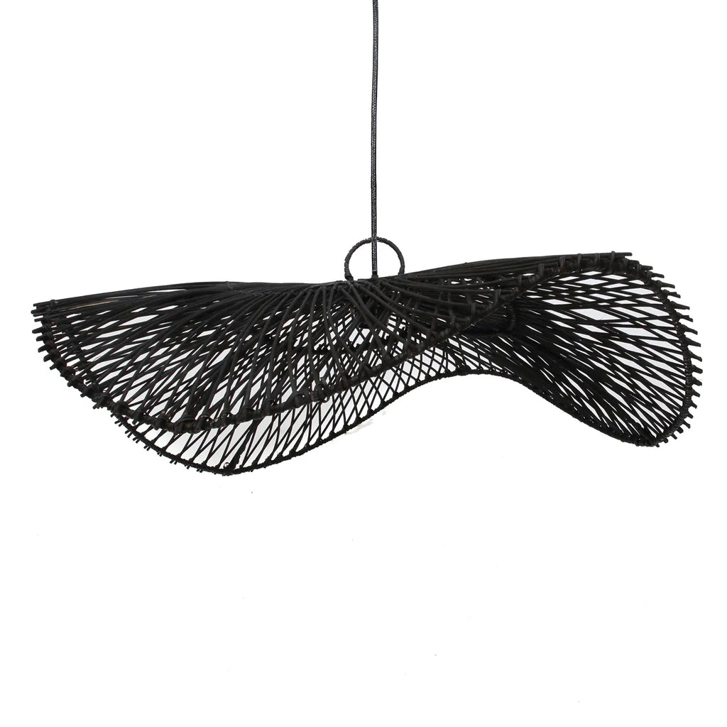 Hatten Lampe Vedhæng - Sort - L