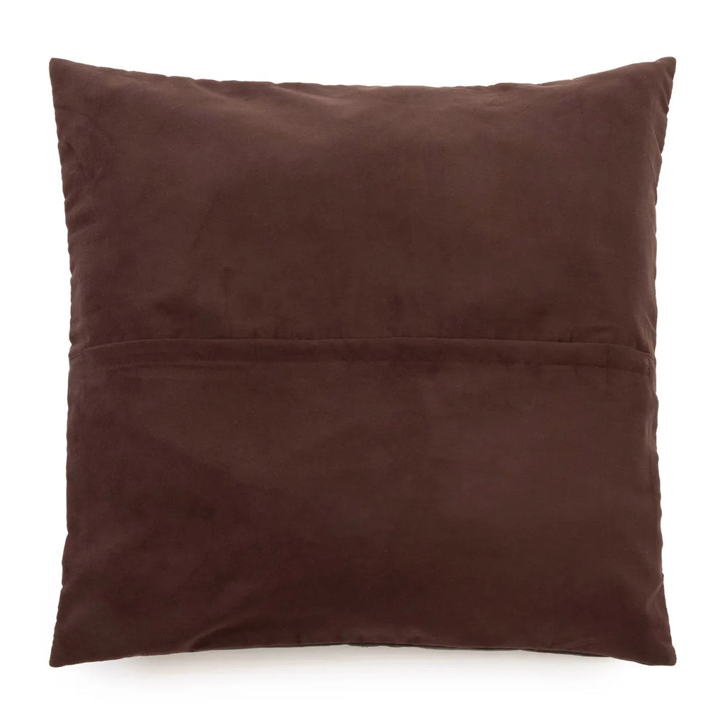 Kuben læderpudebetræk - Choco - 60x60cm