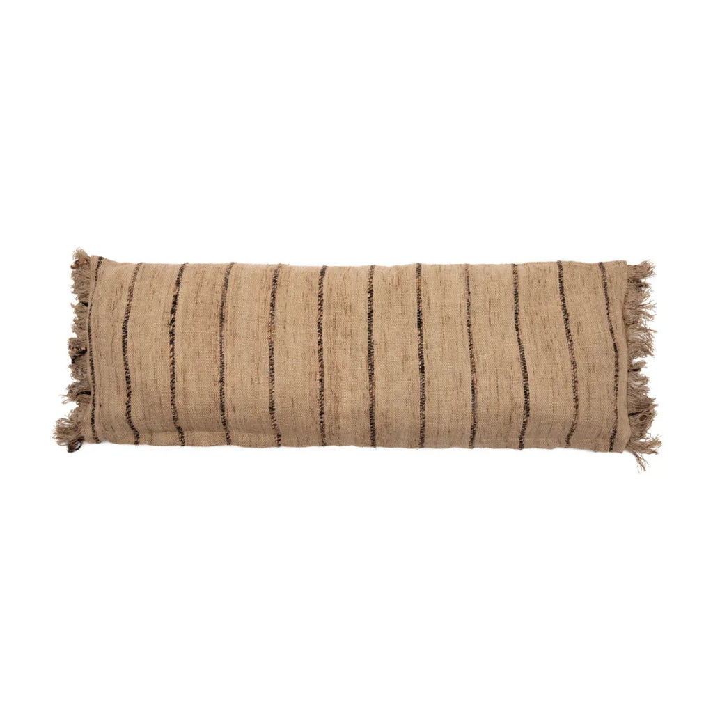 Oh My Gee Pudebetræk - Beige Sort - 35x100cm