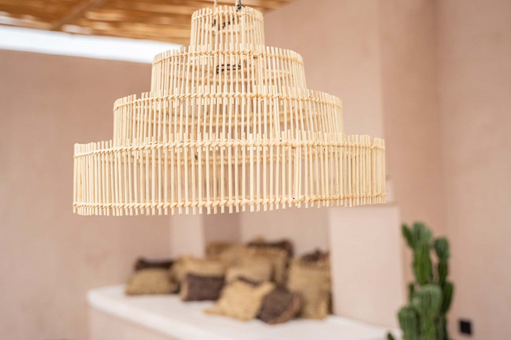 Bryllupskage Lampe Vedhæng - Naturlig - M