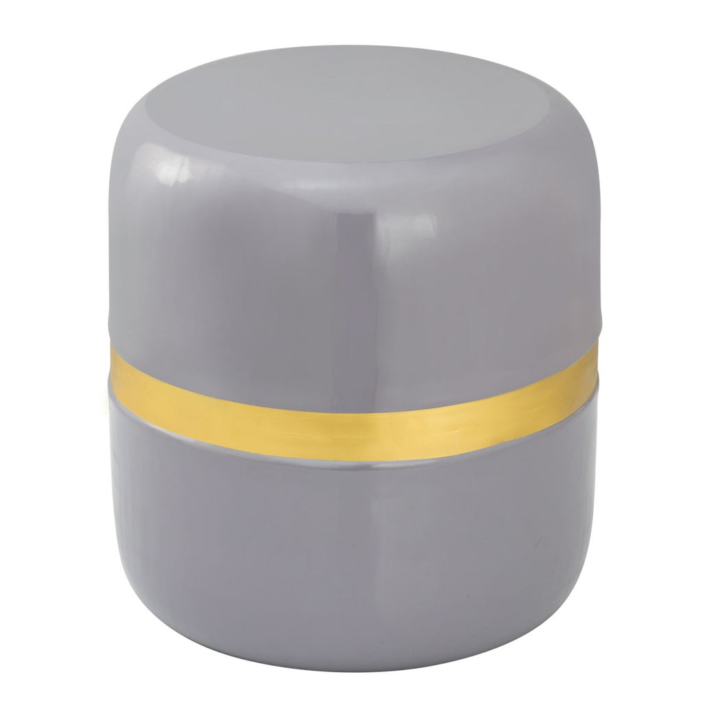 Dekorativt sidebord rundt ø 34 H 36 cm - Nordic Unique