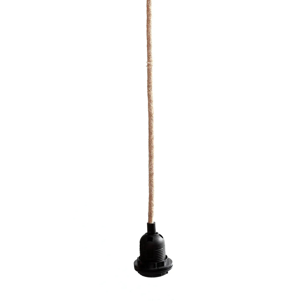Stik til montering af lamper i loftet - Naturlig sort 250cm
