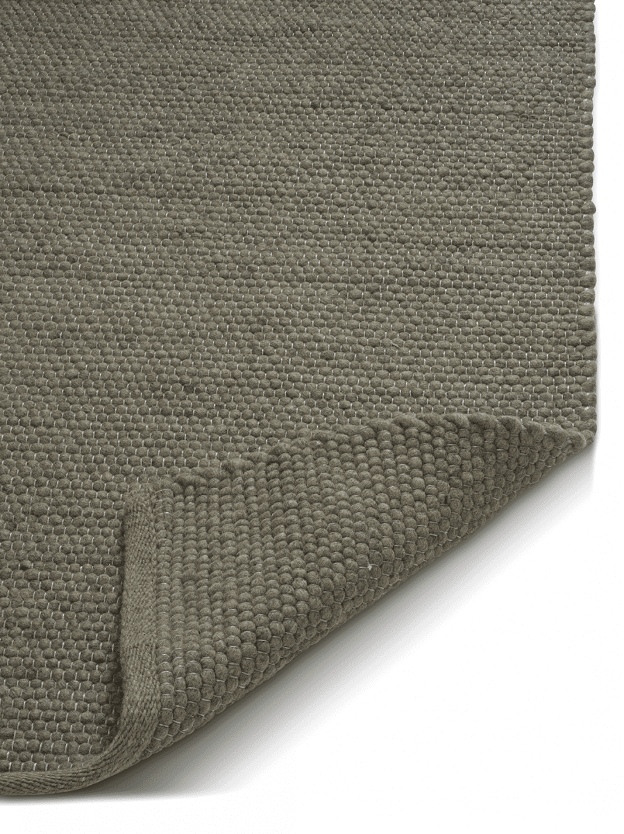 Løber Merino Tæppe 80x150cm - Mørkegrøn