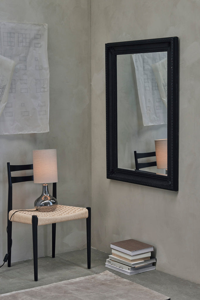 Hillia spejl H110xB80 cm. sort