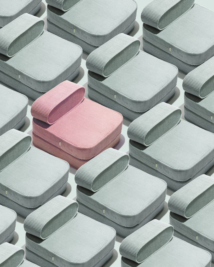 Pebermynte Grøn Flip Stol - Nordic Unique