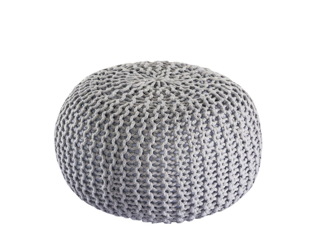 Puf/strikpuf premium Ø45cm 100% vandtæt grå
