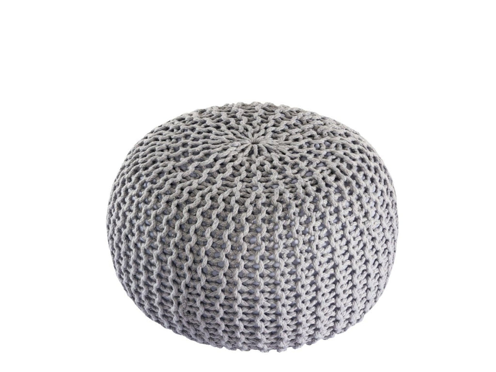 Puf/strikpuf premium Ø45cm 100% vandtæt grå