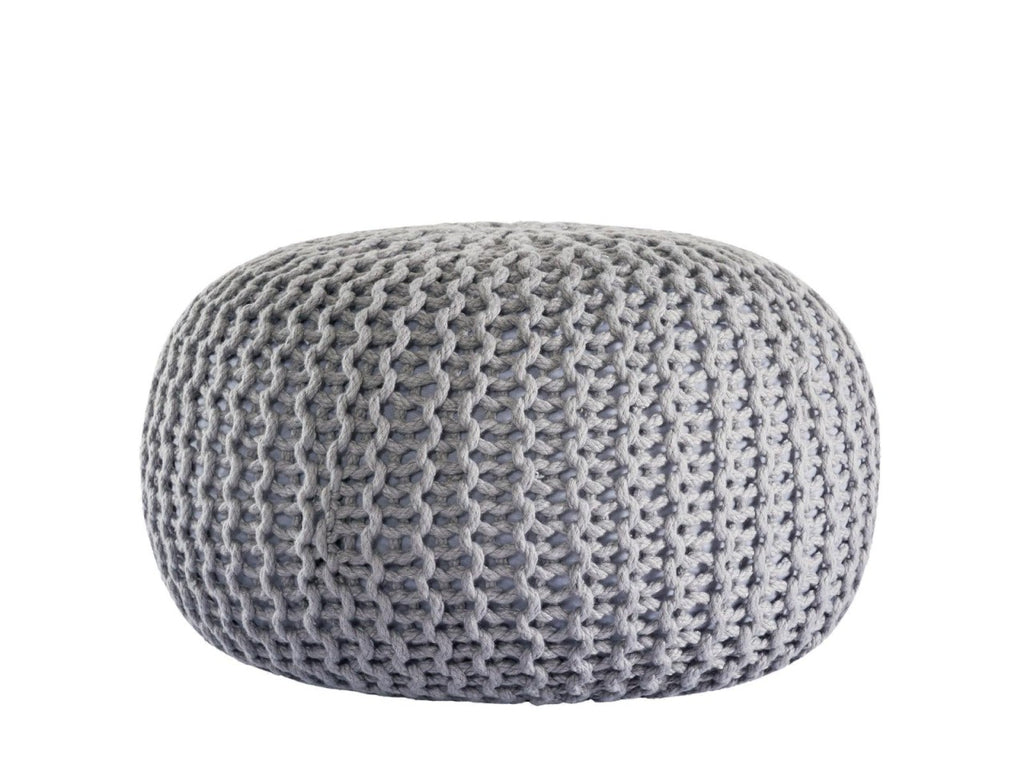 Puf/strikpuf premium Ø45cm 100% vandtæt grå