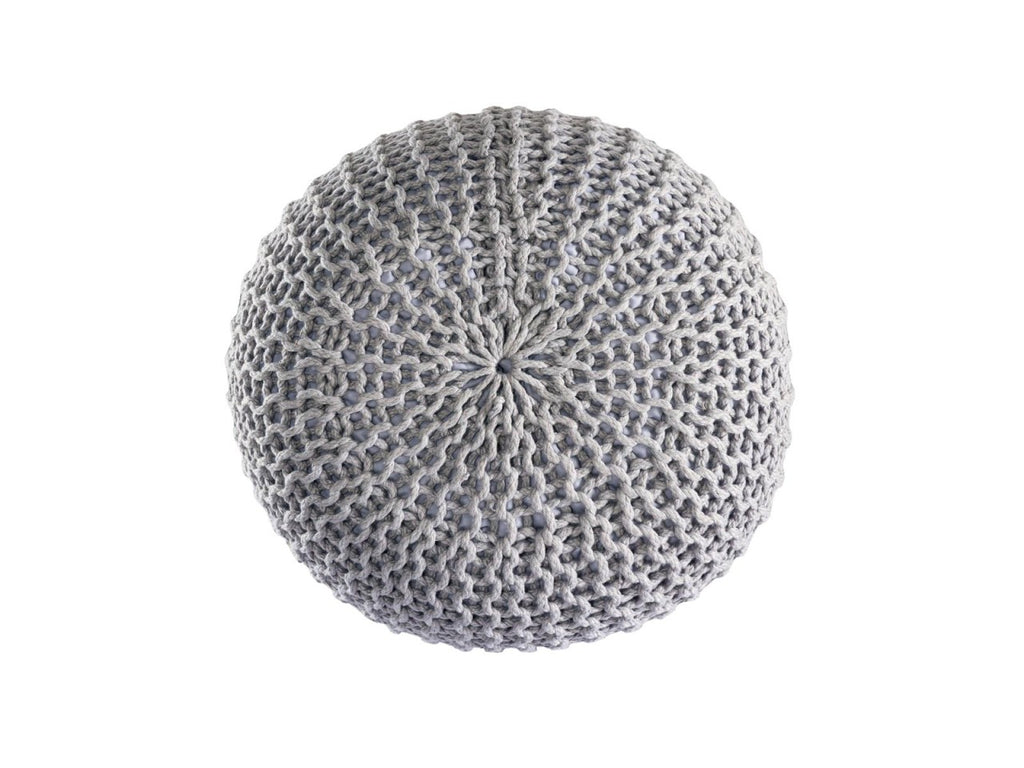 Puf/strikpuf premium Ø45cm 100% vandtæt grå
