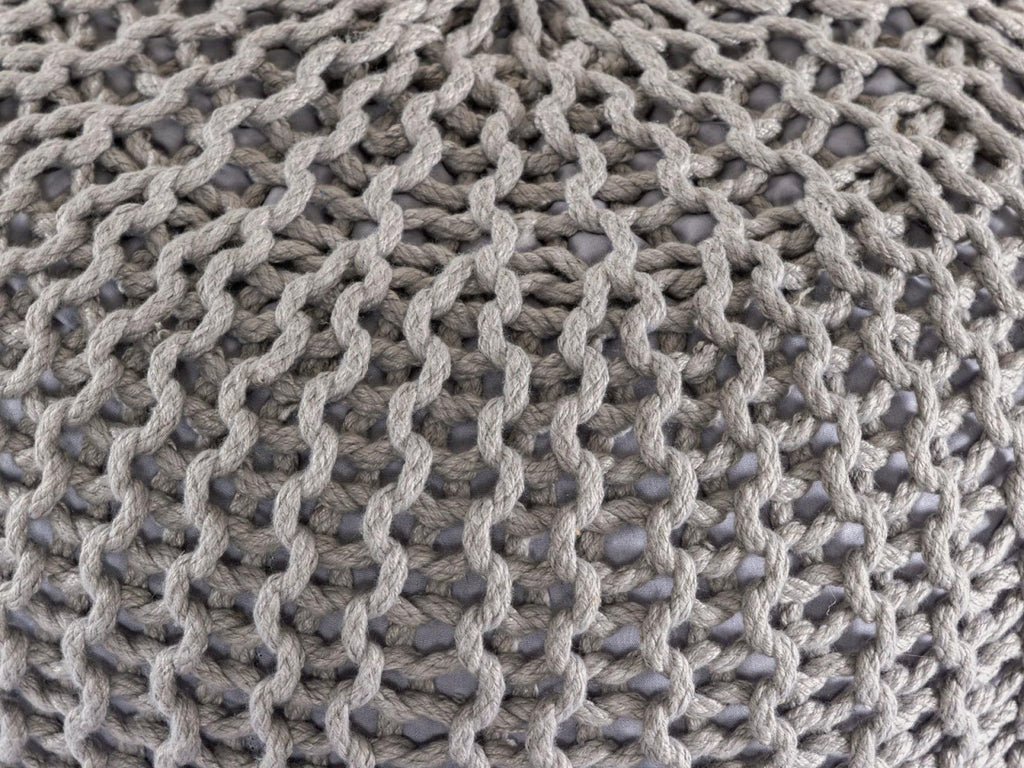 Puf/strikpuf premium Ø45cm 100% vandtæt grå
