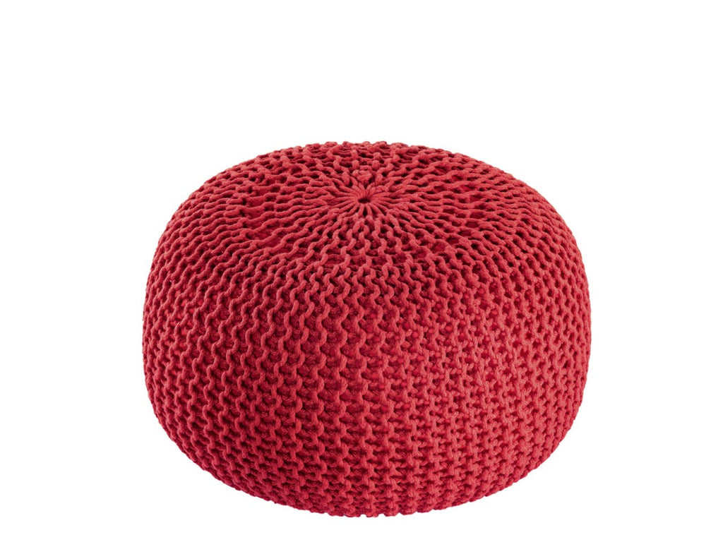 Puf/strikpuf premium Ø45cm 100% vandtæt tango rød - Nordic Unique