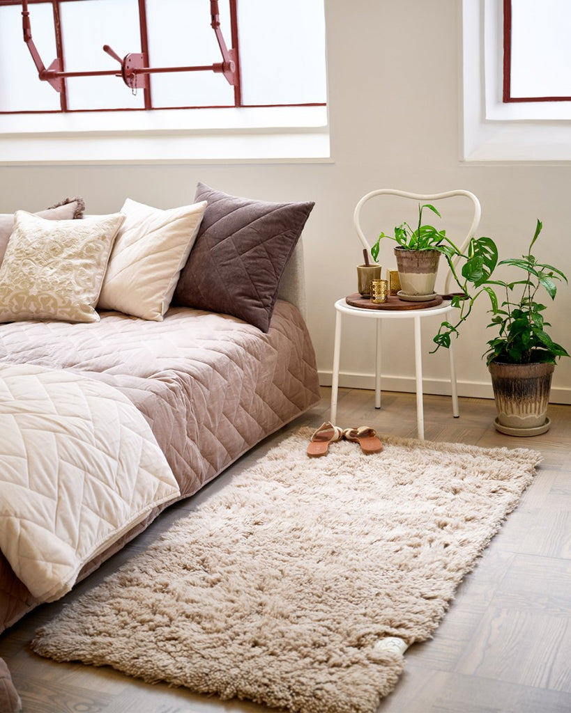 Løber Skyet 80x200 Beige