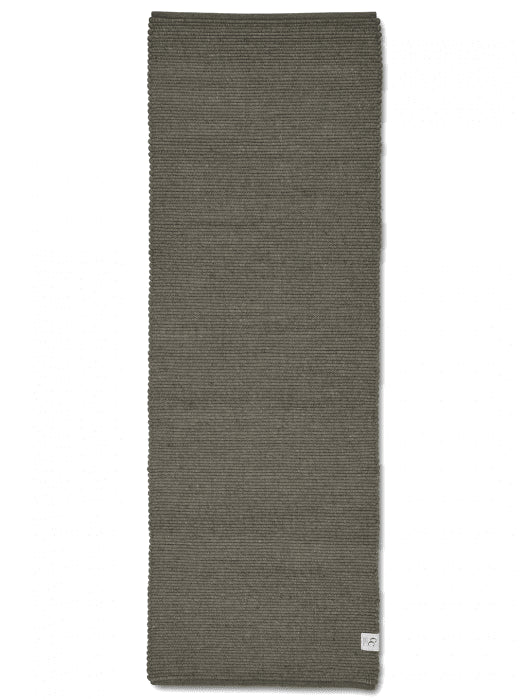 Løber Merino 80x250 Mørkegrøn
