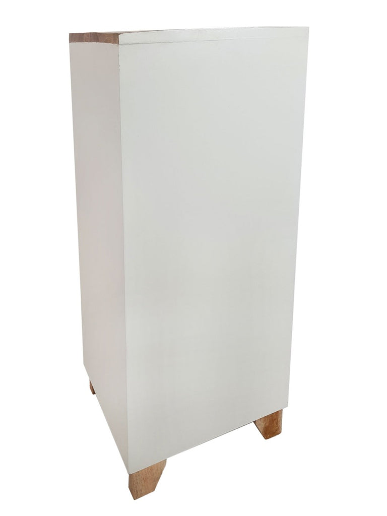 Skuffekommode B40xH92 cm i mangotræ - Nordic Unique