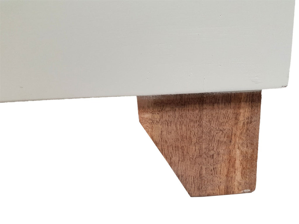 Skuffekommode B40xH92 cm i mangotræ - Nordic Unique