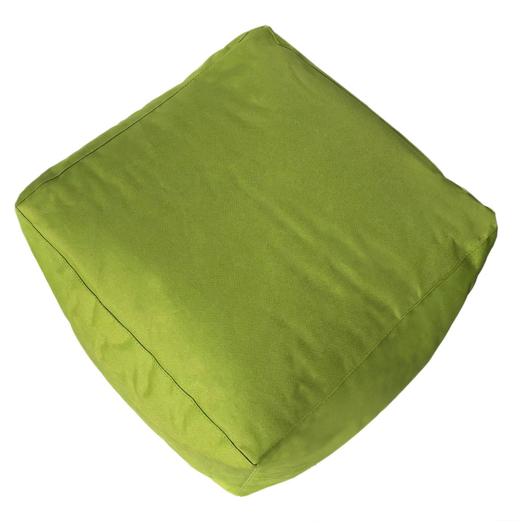 Puf 45x45x45cm til terrassen, vandtæt lime