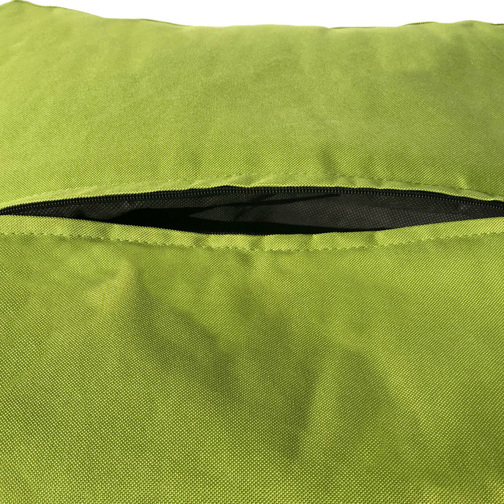 Puf 45x45x45cm til terrassen, vandtæt lime