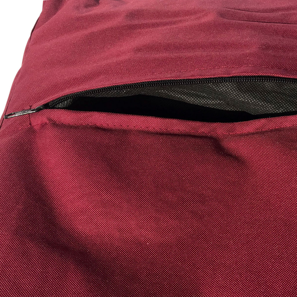 Puf 45x45x45cm til terrassen, vandtæt rød - Nordic Unique