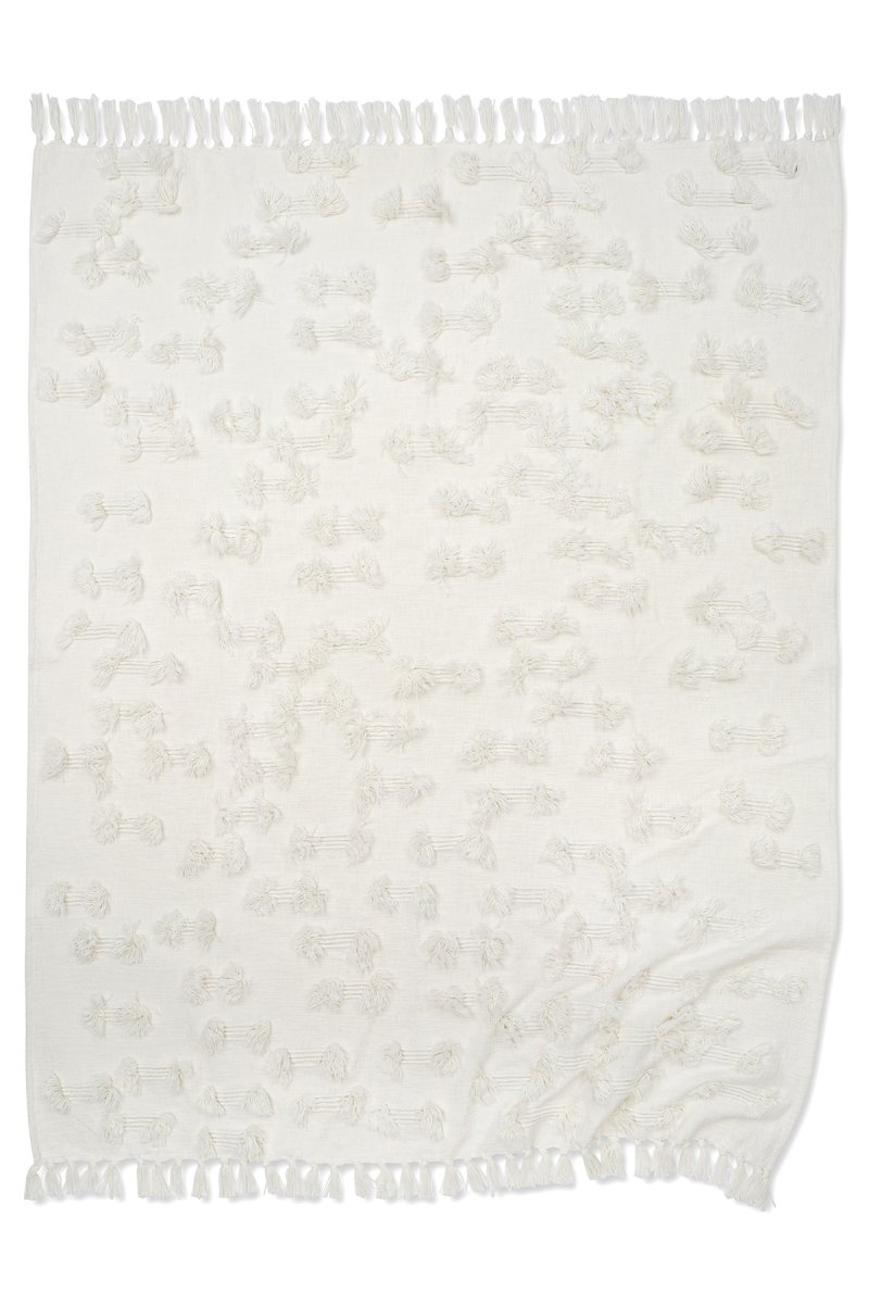 Kast Tæppe 130x170cm - Hvid
