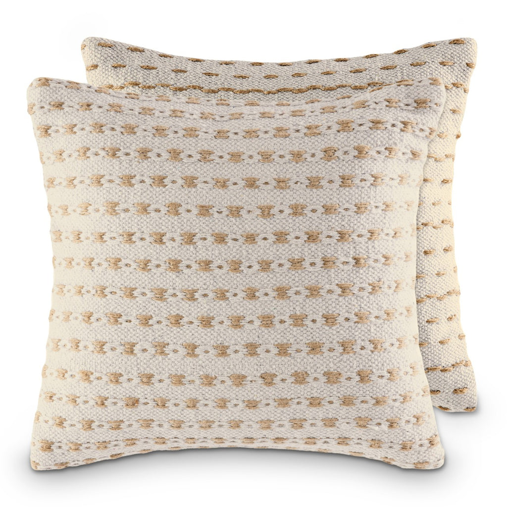 Pyntepude 40x40cm Sæt 2 Dekorative puder