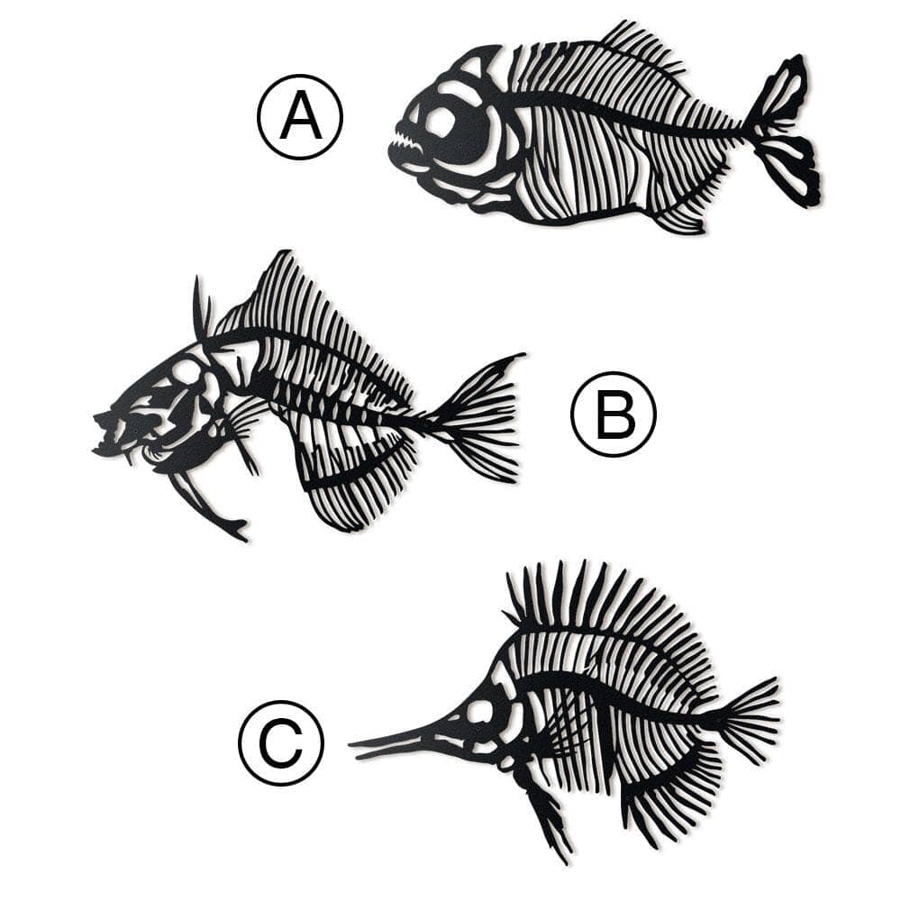 Fiskene, Metal Vægdekoration, Nordic Unique