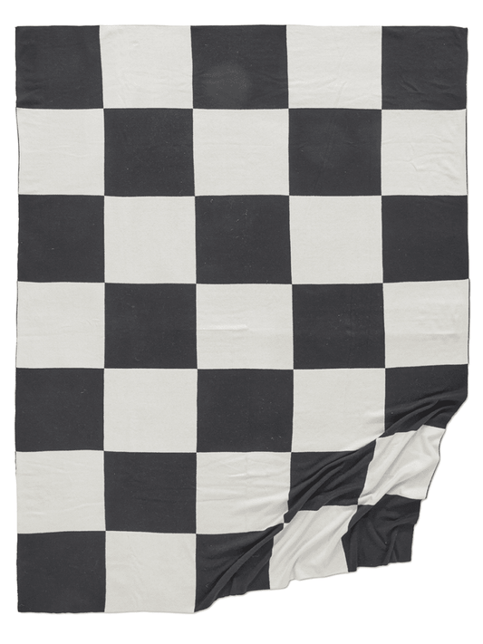 Kast Firkantet Tæppe 170x130cm  - Marineblå