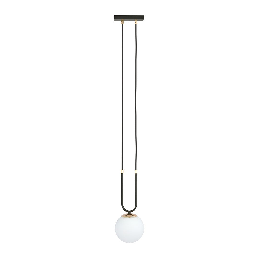 Loftlampe GLAM 1 - Sort / Hvid / Guld - Nordic Unique