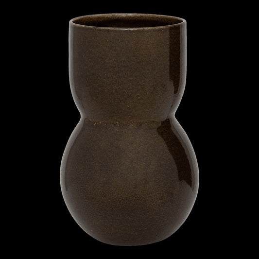 Vase Noan centrum brun