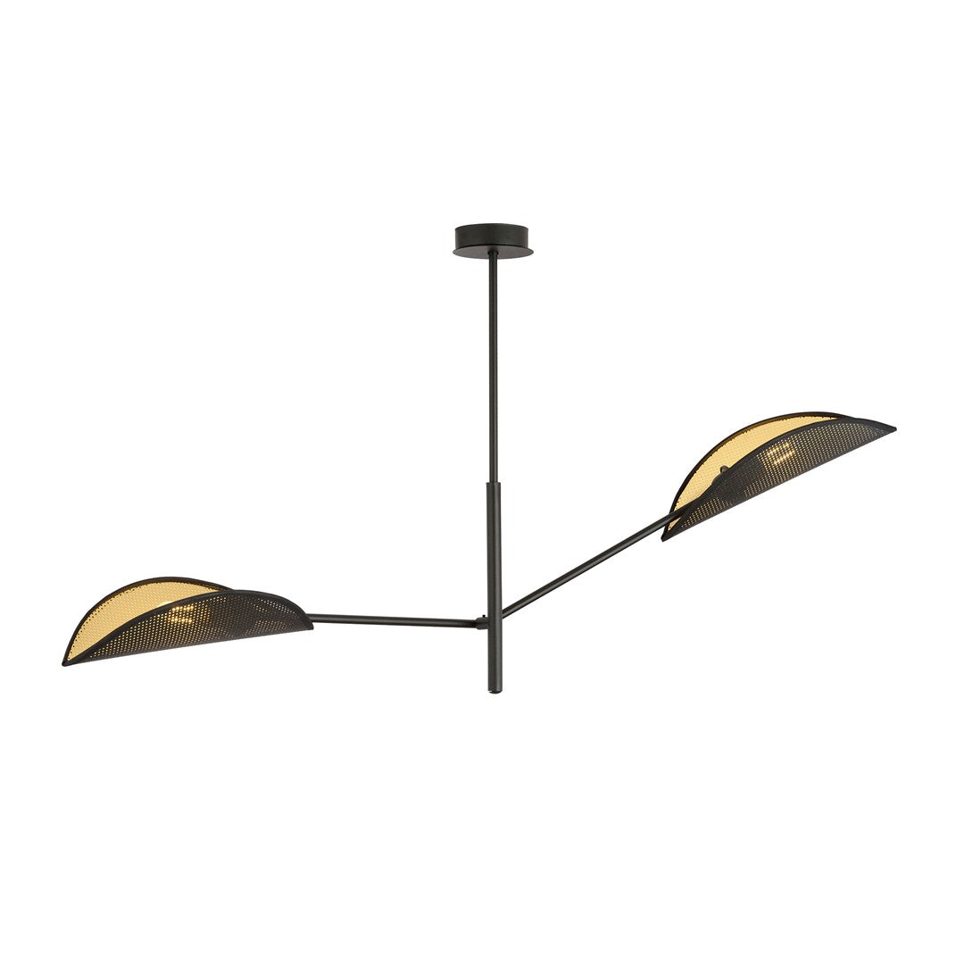 Loftlampe VENE 2 - Sort / Guld - Nordic Unique