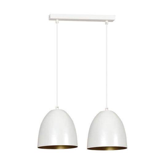 Loftlampe LENOX 2 - Hvid / Guld - Nordic Unique
